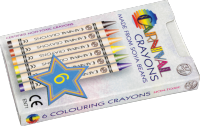 Carnival Crayons - 6 Pack