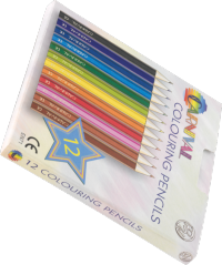Carnival Colouring Pencils - Half Size 12 Pack